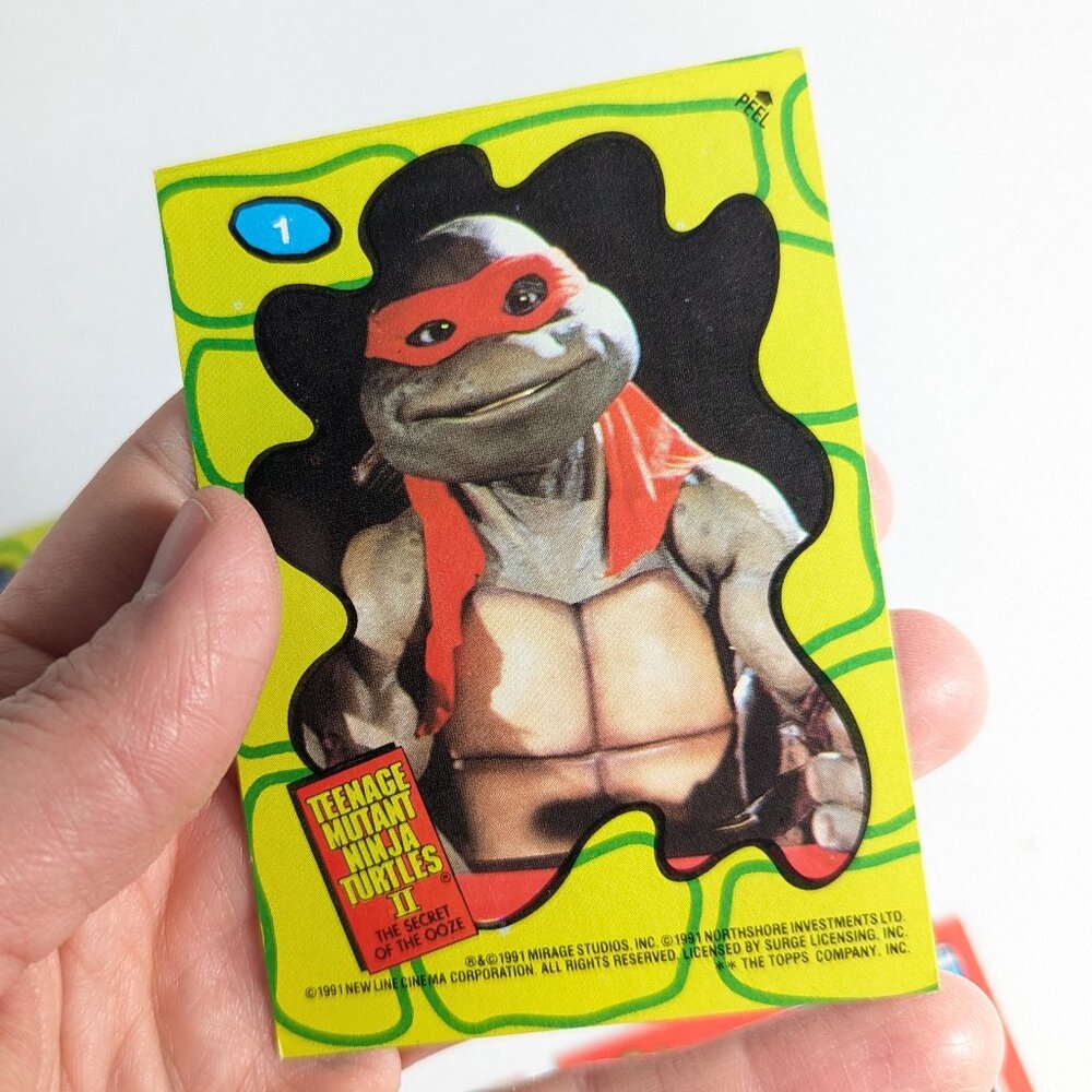 1990/91 TMNT trading cards 30 cards + 2 stickers Teenage mutant ninja turtles